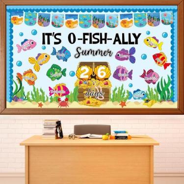 Imagem de Decorações de quadro de avisos gisgfim Summer Ocean Fish