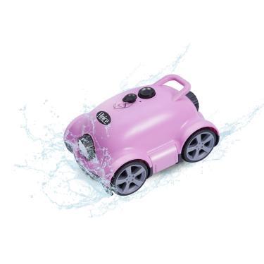 Imagem de Hinice Robô Aspirador De Piscina Sem Fio, Automático Para Piscinas Enterradas/Acima Do Solo, Autonomia 150 Minutos, À Prova D'Água Ipx8, Cobertura 2200 Pés Quadrados (Rosa)