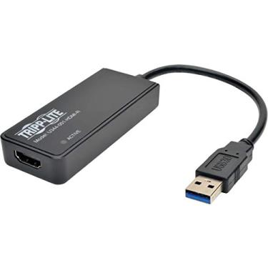 Imagem de Tripp Lite Adaptador de placa de vídeo externa USB 3.0 SuperSpeed para HDMI Dual Monitor 512 MB SDRAM - 2048x1152,1080p (U344-001-HDMI-R)