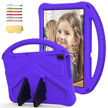 Imagem de UUcovers Capa infantil para tablet Lenovo Tab E10 de 10,1 polegadas (TB-X104F), para Lenovo Tab 4 10 (TB-X304F/TB-X304N)/Tab 4 10 Plus (TB-X704F/TB-X704N/TB-X704L/TB-X704V) com alça de suporte, capa