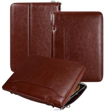 Imagem de E NET-CASE Capa para Samsung Galaxy Tab S10 FE 2025 e S9 FE 27.7 cm/S9 2023 5G bolsa com zíper de 11 polegadas, capa traseira transparente/alça de mão/alça de ombro/suporte S-caneta/capa de suporte