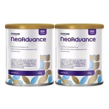 Imagem de 2 Latas Leite Neo Advance Lata 400g - Validade 2026