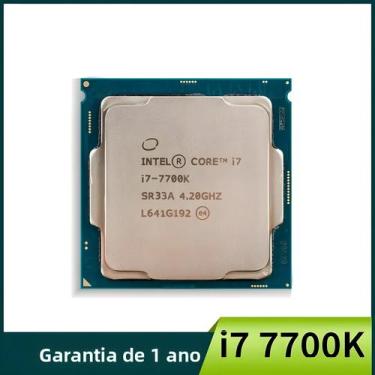 Imagem de Processador Intel Core i7 7700K 4,2 GHz Quad-Core Oito-Thread 8M 91W C