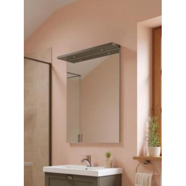 Imagem de Espelho para Banheiro Com Led 60cm Mdf Verde - On Móveis