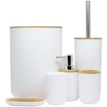 Imagem de Kit de Banheiro 6 Peças Solução Prática Para Seu Espaço Ideal Para Pre