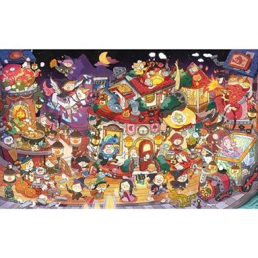 Imagem de Pintoo Jigsaw Puzzles 1000 Piece for Adults - Peiji - Underground Town of Magic Beautiful Plastic Puzzle for Home Decor Zero Dust Easy Storage [H3592]