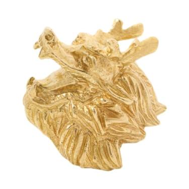 Imagem de FLCPJGV Puxadores Decorativos de Móveis em Formato de Dragão de Latão Antigo para Gavetas, Móveis para Casa, Cômoda, Armário, Cor a, Tamanho real