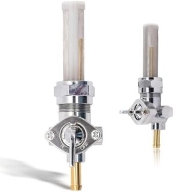 Imagem de VORIPO Interruptor De Válvula Combustível Petcock 22 Mm Torneira Reta Para Harley Davidson Sportster Big Twin Dyna Fatboy Electra Glide Heritage Softail Springer Sport Super Tour Low Rider Tanque Ga