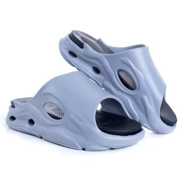 Imagem de Chinelo Masculino e Feminina Slide Nuvem Ultra Leve Macia (Cinza)