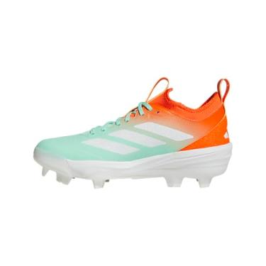 Imagem de adidas Tênis de beisebol masculino Adizero Impact TPU Candy, Impact Orange/Branco/Branco, 46