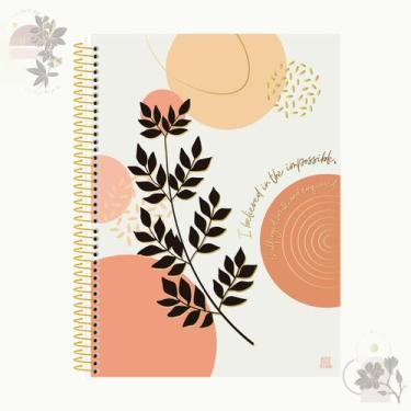 Imagem de Caderno Universitário Animativa 1 Matéria Mulher 80 Folhas