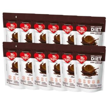 Imagem de Bala De Chocolate My Toffee Diet Zero Lactose 12un 52g