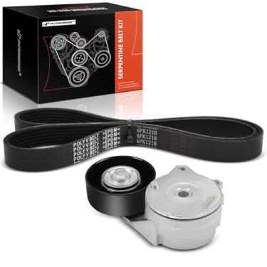 Imagem de A-Premium Kit de transmissão de correia serpentina do motor compatível com Nissan Sentra 2013-2019 - 1,8L