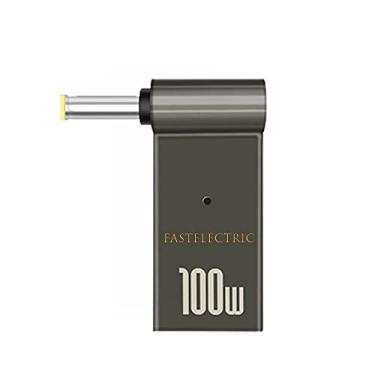 Imagem de Carregador Usb Tipo C Para Laptop De 5,5 X 2,5 Mm, Conector 90 Graus, Pd Gan 65 W Ou 100 W, Adaptador Ativação 19 V E 20 for (Laptops 45 W/65 W/90 W), Cabo Mini-Pc Beelink Toshiba Asus Leno