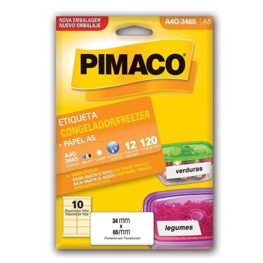 Imagem de Etiqueta p/ congelador e Freezer 4A5Q3465 12 fls Pimaco