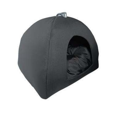 Imagem de Cama Pet 2 em 1: Casinha, Cabana, Toca, Iglu com Almofada para Cães e Gatos: Conforto e Versatilidade para Seu Animal de Estimação!