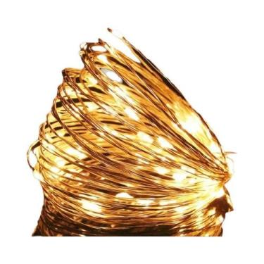Imagem de Luzes De Natal LED USB De 20M Com 200 LEDs, Fio De Cobre, Decoração Pa