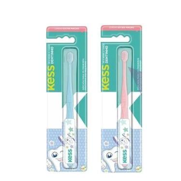 Imagem de Escova dental kess dentinho ref2100 (cores sortidas)