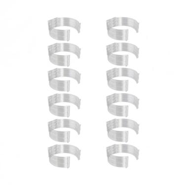 Imagem de Kit 12 Abraçadeira Impacto Cano 20Mm 1/2`` Incolor Estrela