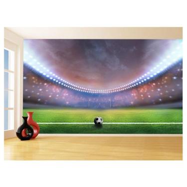 Imagem de Papel De Parede 3D Esporte Estádio Gramado Campo 3,5M Spt78