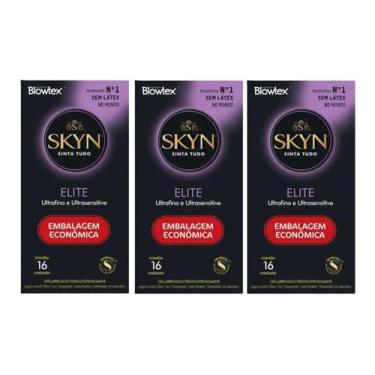 Imagem de Kit 3 Preservativo Skin Elite C/16 Un - Blowtex