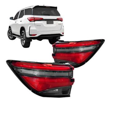 Imagem de Par Lanterna Traseira Canto Hilux Sw4 2016 Até 2024 - Uni Imports