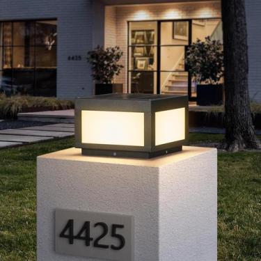 Imagem de Poste solar MVBT 25 cm à prova d'água, quente, 3000K, LED