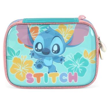 Imagem de Estojo Escolar Stitch 100 Pens Box Infantil Luxcel Ref 42404