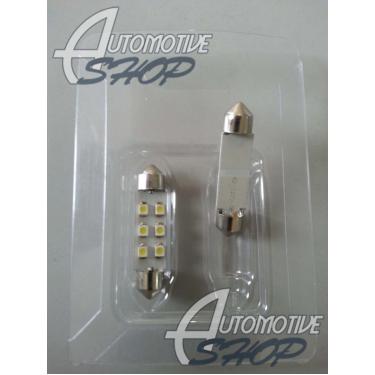 Imagem de Lampada Torpedo de 6 Leds 42mm super branco - unidade