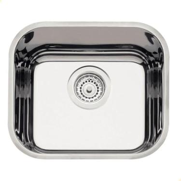 Imagem de Cuba em Aço Inox Alto Brilho 40X34cm, Tramontina, 94020207