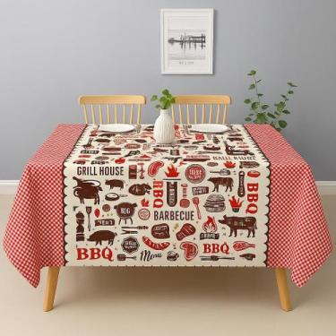 Imagem de Toalha de mesa retangular 6 lugares plástica térmica estampada - UZOO