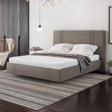 Imagem de Cama Flutuante Star King Size Linho - Skybox Cor Marrom