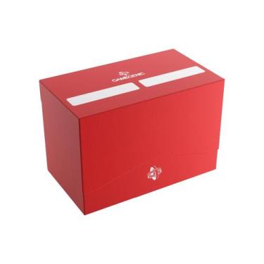 Imagem de Double Deck Holder 200+ XL Para Cartas Pokemon Magic Vermelho - Gamege