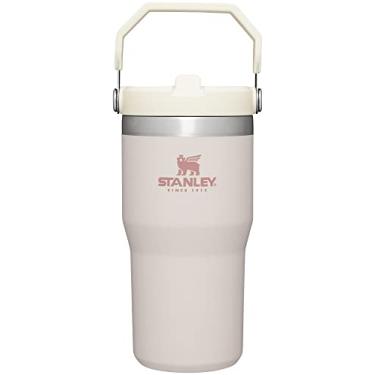 Imagem de Stanley Copo de aço inoxidável IceFlow com canudo - Garrafa de água isolada a vácuo para casa, escritório ou carro, copo reutilizável resistente a vazamentos, flip frio 12 horas gelado 2 dias (quartzo