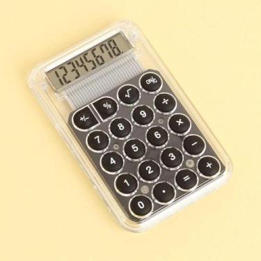 Imagem de Mini Calculadora De Cores Doces De Papelaria Eletrônica Multifuncional