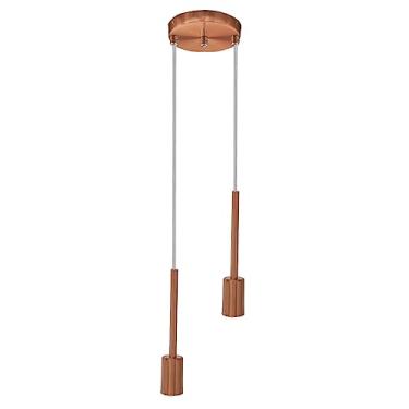 Imagem de Luminária Pendente Lustre Infinite 21Cm Rose Gold Duplo