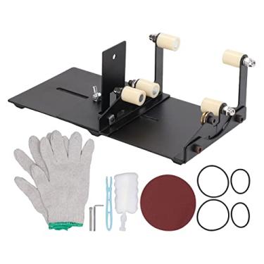 Imagem de Cortador de garrafas de vidro DIY Ferramenta de corte de garrafas com porta ajustável 8 rodas de suporte para garrafas de vinho, cerveja, uísque, champanhe, água, refrigerante, (11 unidades)