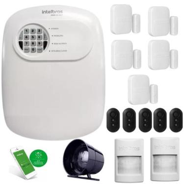 Imagem de Kit Sistema De Segurança Alarme Sensores Sem Fio Intelbras
