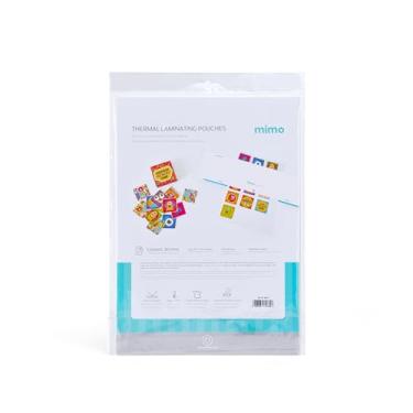 Imagem de Mimo - Polaseal para Plastificação Brilho – 22 x 30,7 cm, 125 Mic, 20 Folhas, Proteção UV e Prova d’Água