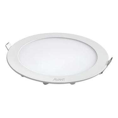 Imagem de Painel Plafon LED 12W de Embutir Redondo 17cm, Bivolt, 6500k branco Frio, Avant