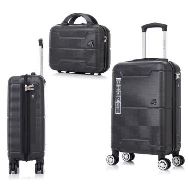 Imagem de Kit Mala De Bordo P + frasqueira + malas de 10kg e + uma de 8kg Allabard-Unissex