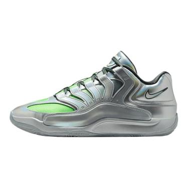Imagem de Nike KD 18 Tênis de basquete masculino, Prata metálica/greve verde/sálvia empoeirada/cinza fumê escuro, 21