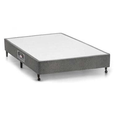 Imagem de Cama Box Base Universal Casal Lux Chenille Gray (138x188x23) - Castor