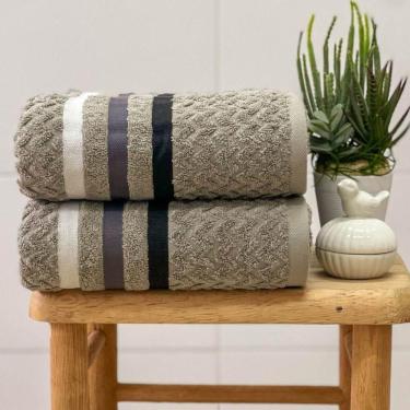 Imagem de Toalha De Banho Trento 70x140 Cinza