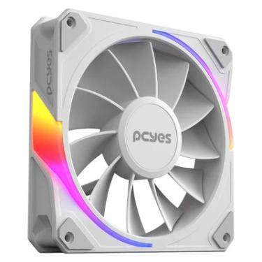 Imagem de Cooler Fan Para Gabinete Sangue Frio 3 ARGB White Ghost Reverse 120mm PCyes