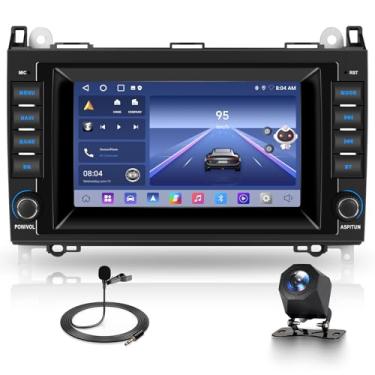 Imagem de Estéreo automotivo de 17 polegadas para Mercedes-Benz Sprinter W906 (2006-2016), Android 13.0, tela sensível ao toque, rádio veicular de 2 GB + 64 GB | CarPlay e Android Auto | Controle de volante de