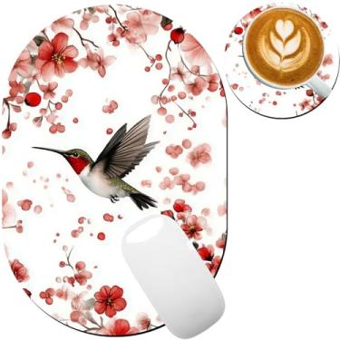 Imagem de TOEMZTFT Mouse pad pequeno, portátil, fundo de borracha antiderrapante à prova d'água, adequado para mouse sem fio, bandeja de teclado para laptop para homens e mulheres, viagem de escritório 18 x 27