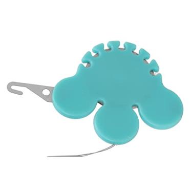 Imagem de Passador de agulha 4 em 1, ferramenta de rosqueamento portátil para costura manual e máquina, engenharia de costura e fabricação de joias (azul)