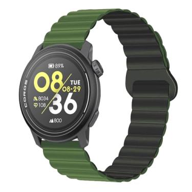 Imagem de LeyuBand Relógio de silicone de 22 mm compatível com Coros PACE 3/APEX 2 PRO/APEX PRO/APEX 46 mm para homens e mulheres