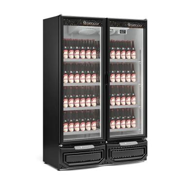 Imagem de Refrigerador Expositor Vertical 957 Litros Preto Gelopar Gcbc-950 220V